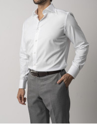 Castello d'Oro White 100% Cotton Shirt thumbnail 6